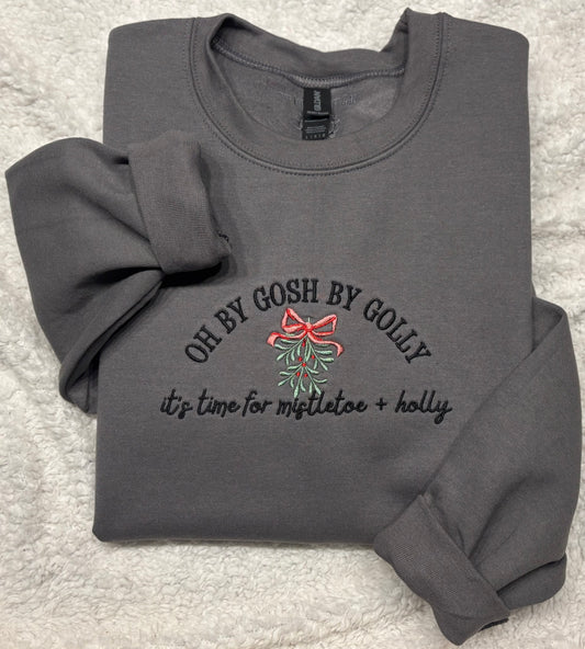 Mistletoe & Holly Crewneck