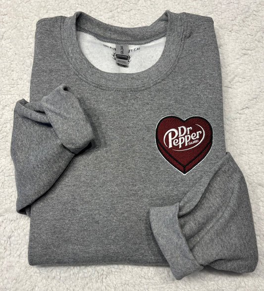 Dr. Pepper Heart Crewneck