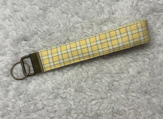 Flannel Key Wristlet