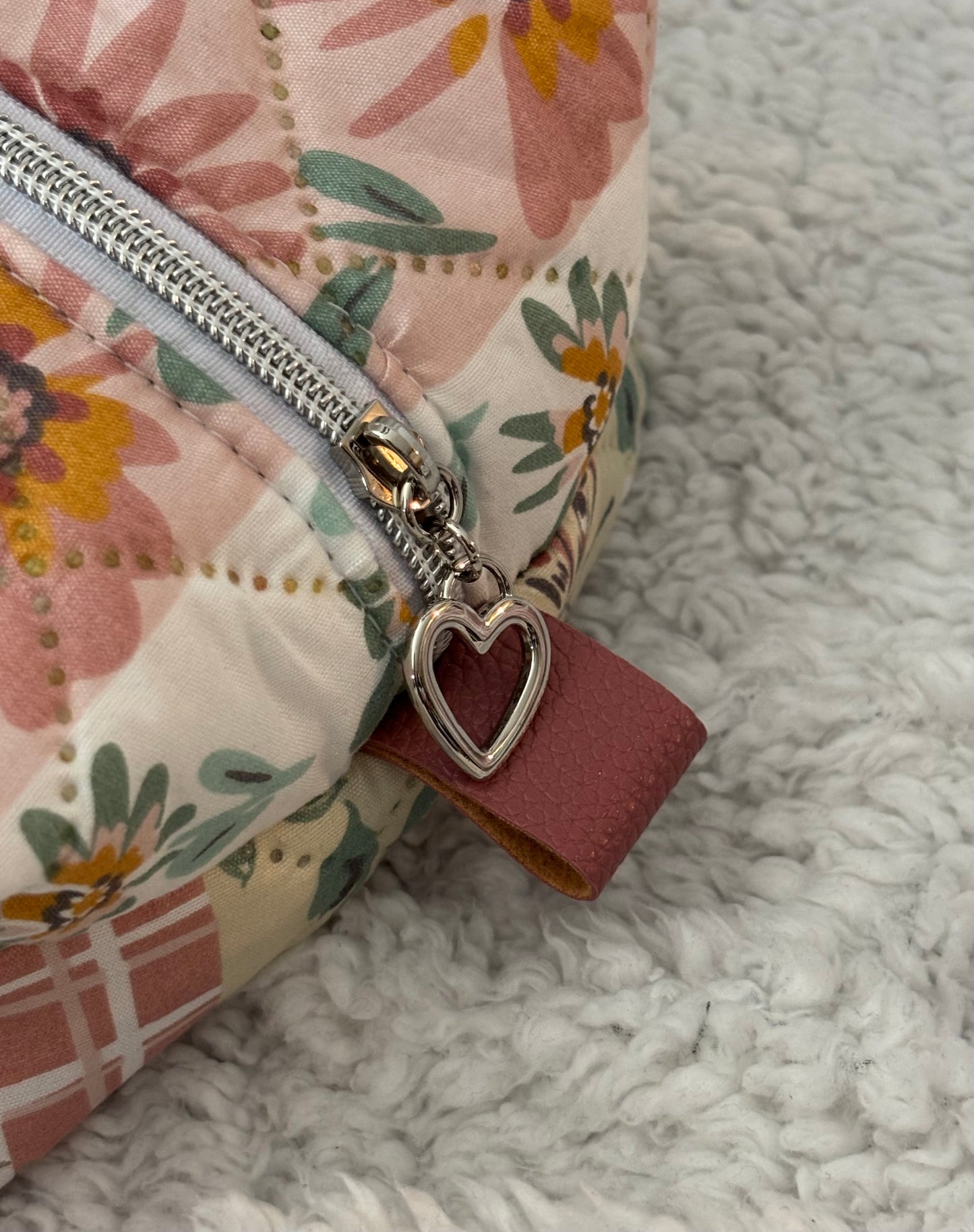 Floral Cosmetic Bag