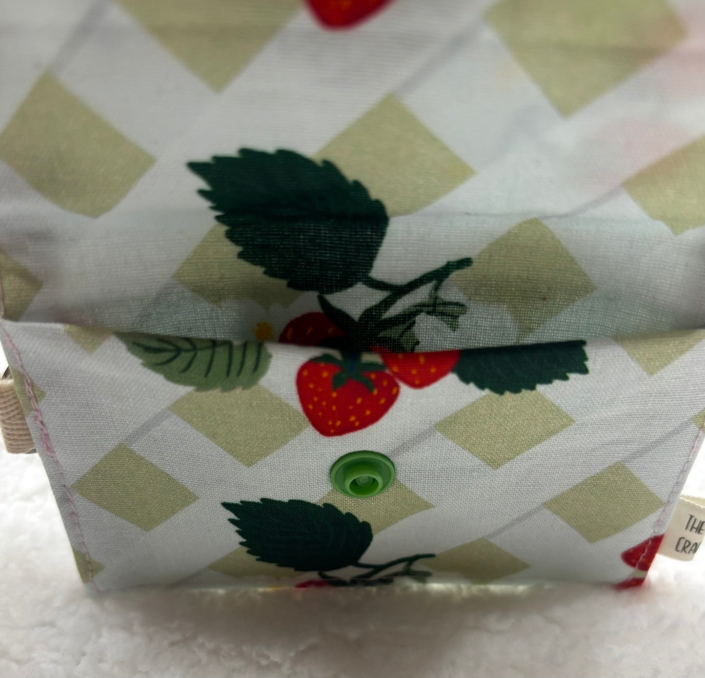 Strawberry Floral Card Pouch