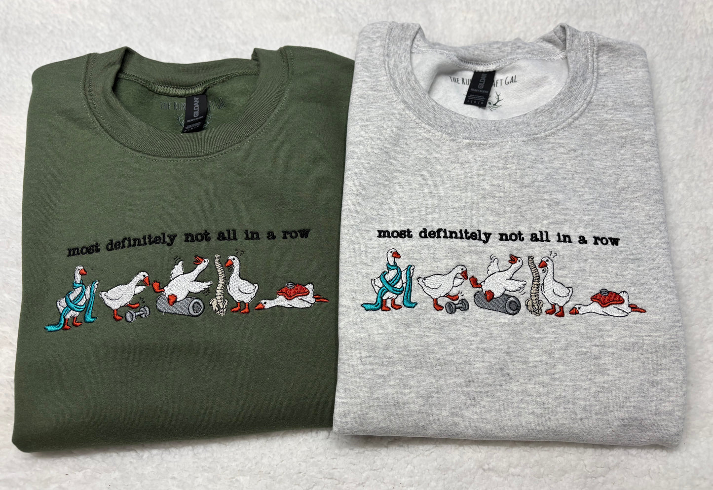 Most Definitely Not All In A Row Crewneck