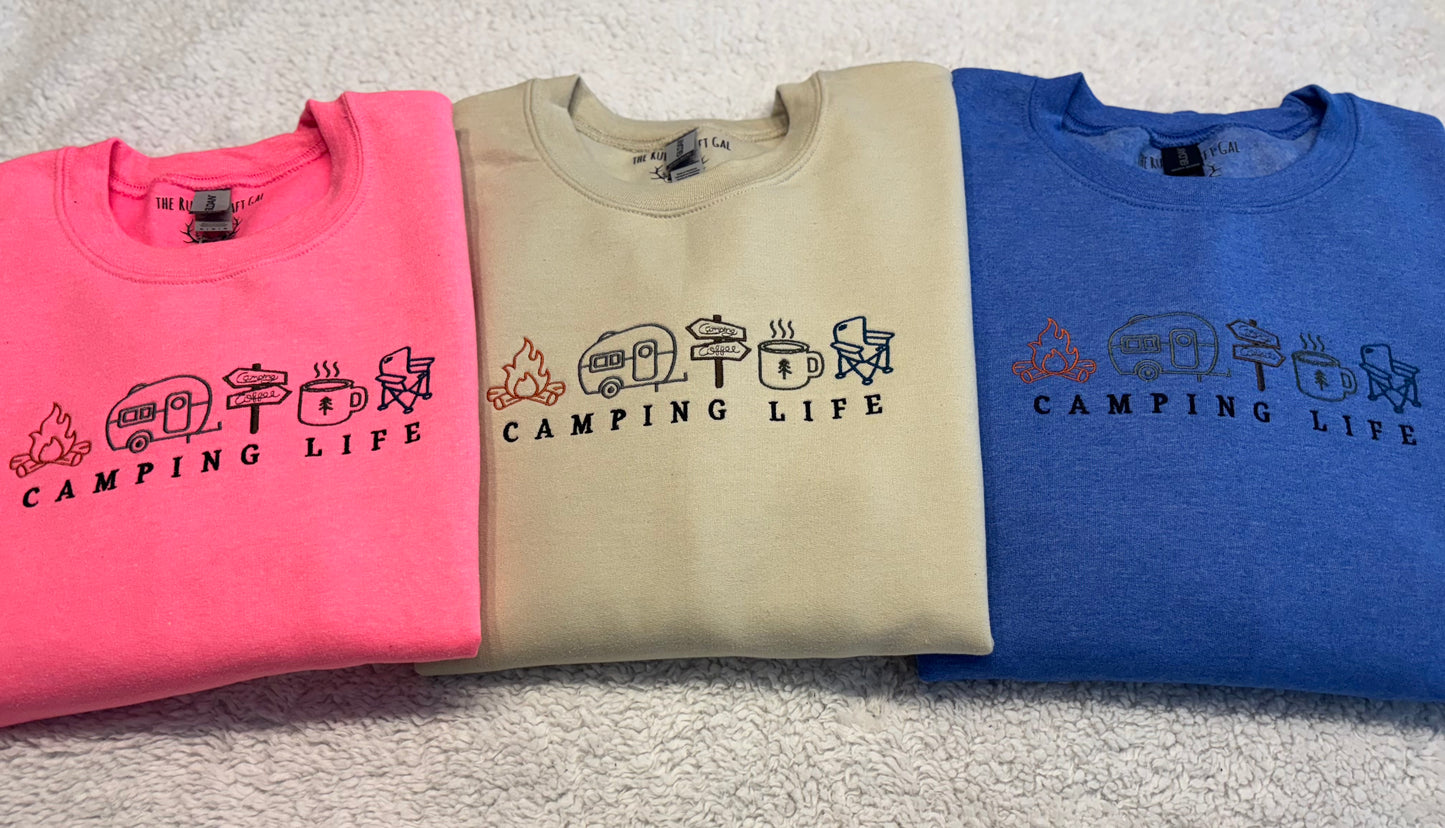 Camping Life Crewneck