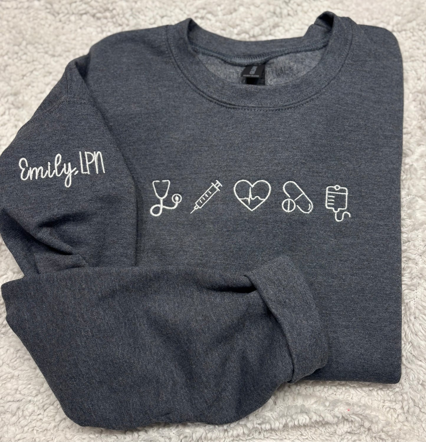 Nurse Icons Crewneck