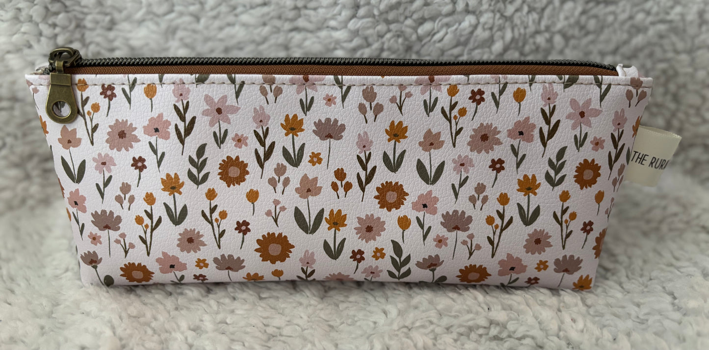 Floral Cosmetic Bag