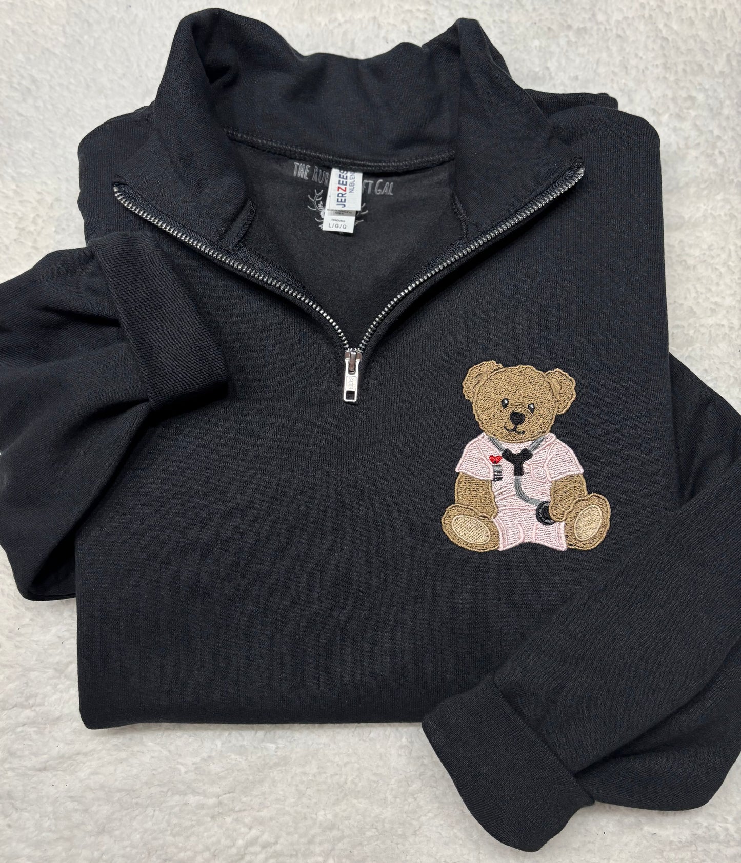 Nurse Bear Quarter Zip