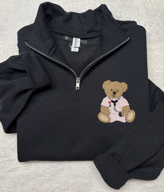 Nurse Bear Quarter Zip
