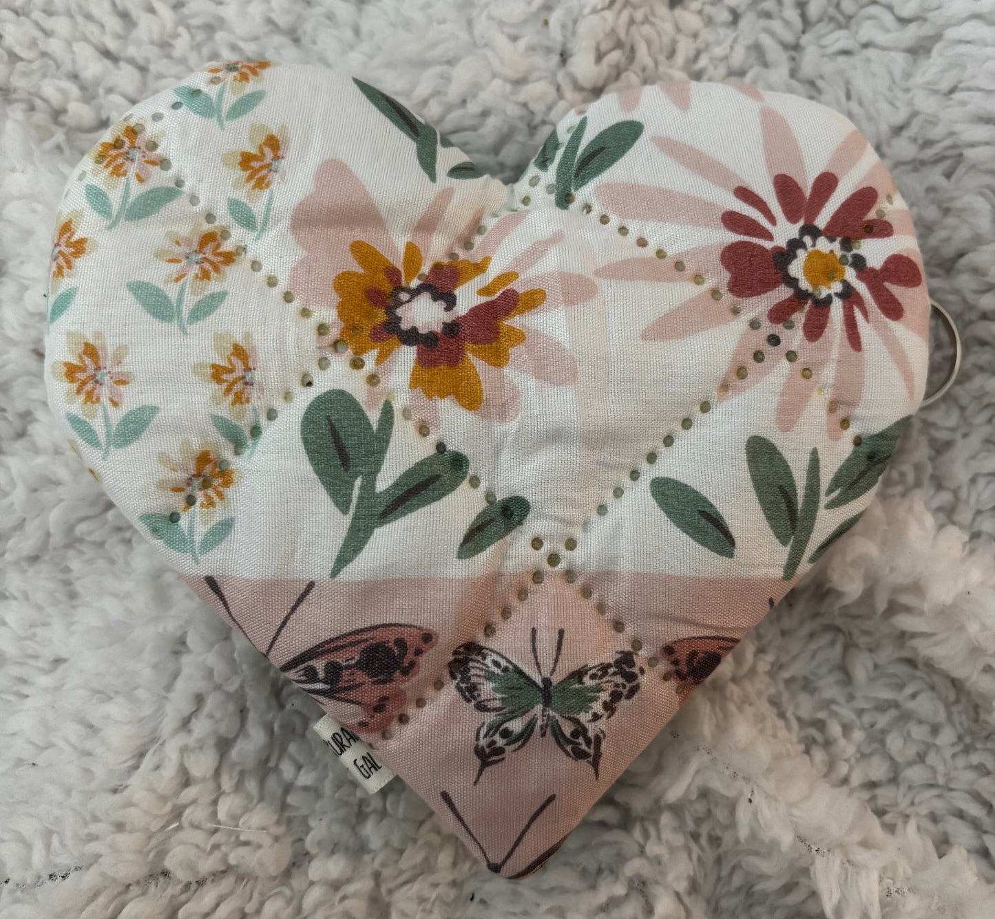 Floral Heart Pouch