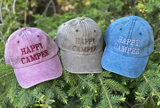 Happy Camper Pigment-Dyed Hat