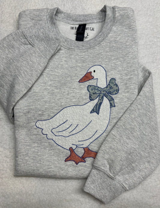 Goose Quilted Appliqué