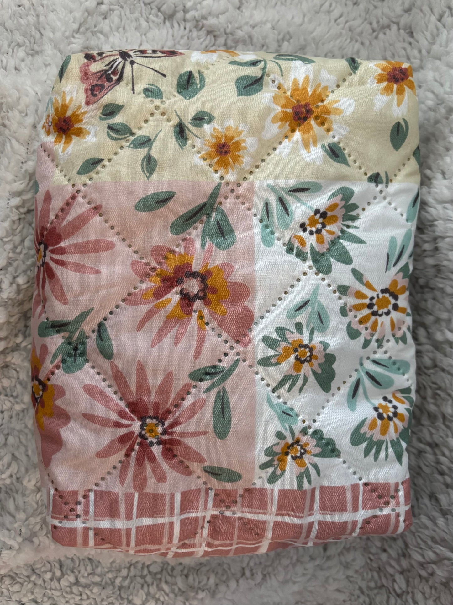 Floral Cosmetic Bag