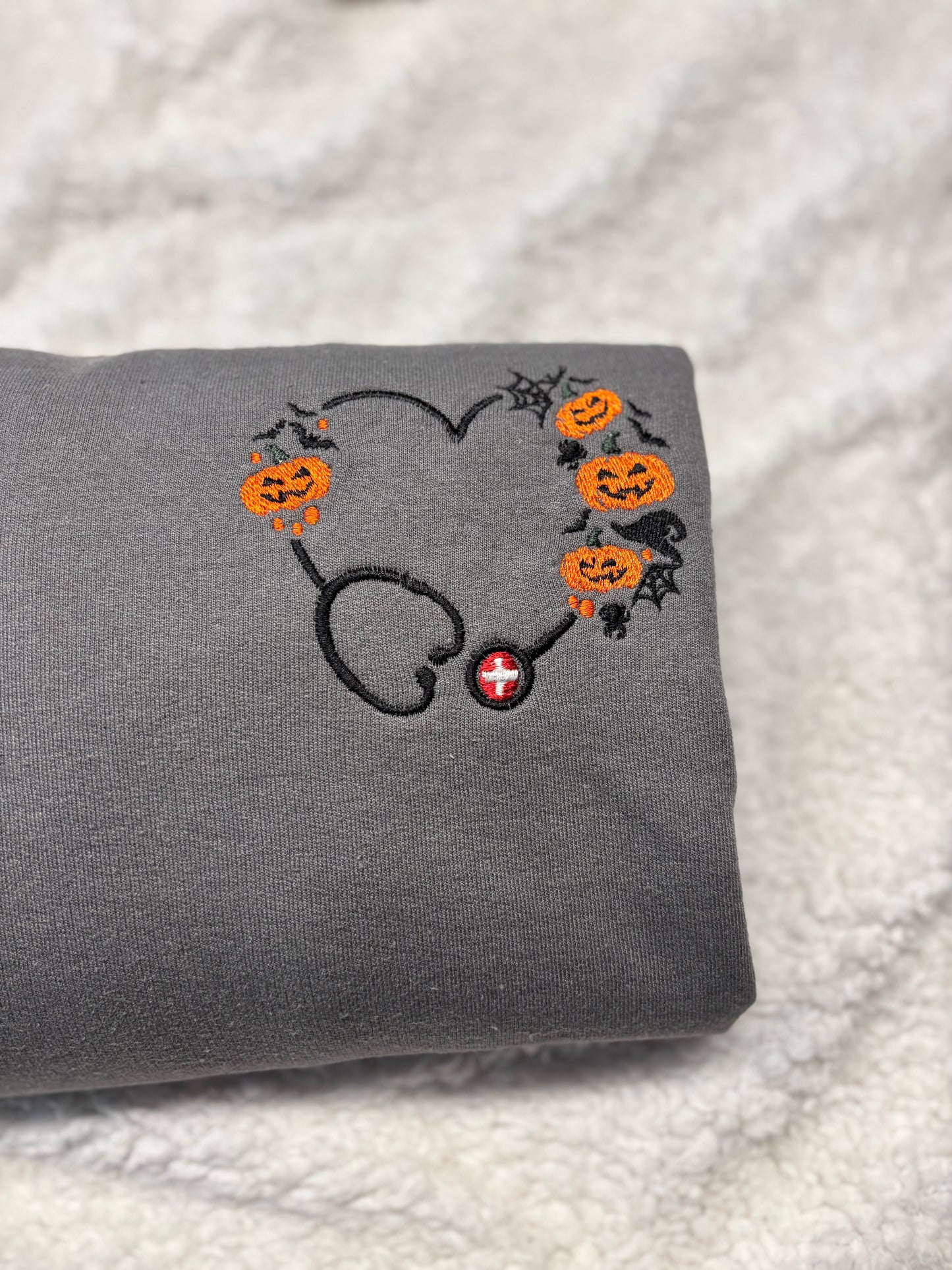 Pumpkin Stethoscope Crewneck