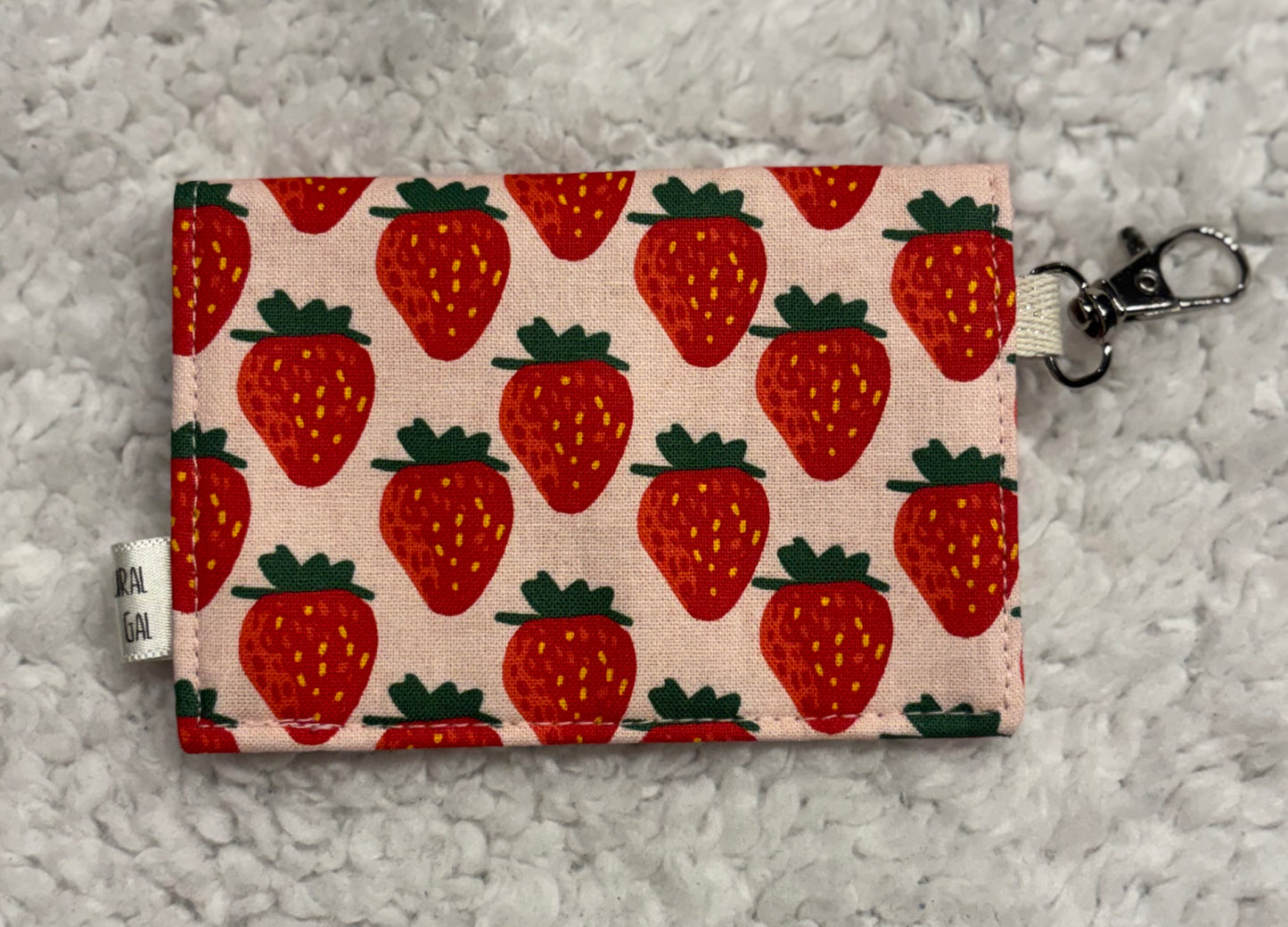 Strawberry Card Pouch