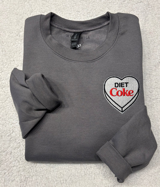 Diet Coke Heart Crewneck