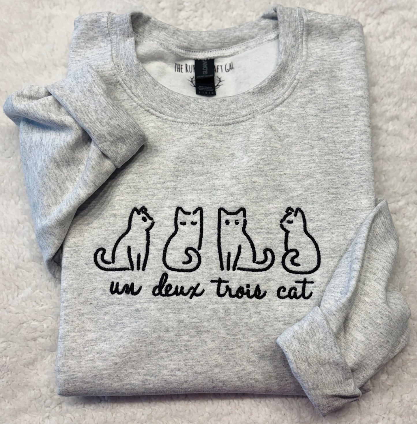 Un Deux Trois Cat Crewneck