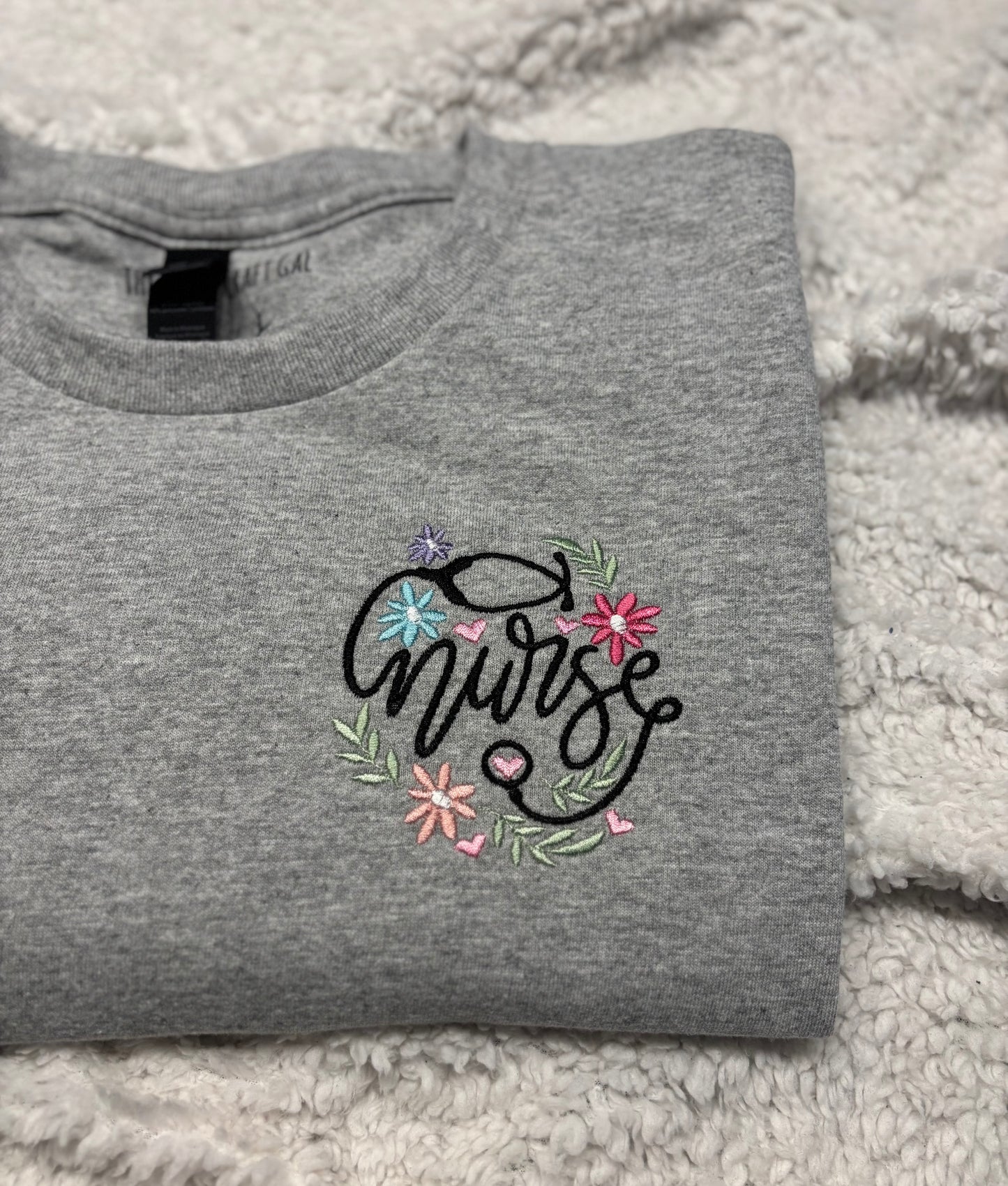 Nurse Floral T-Shirt