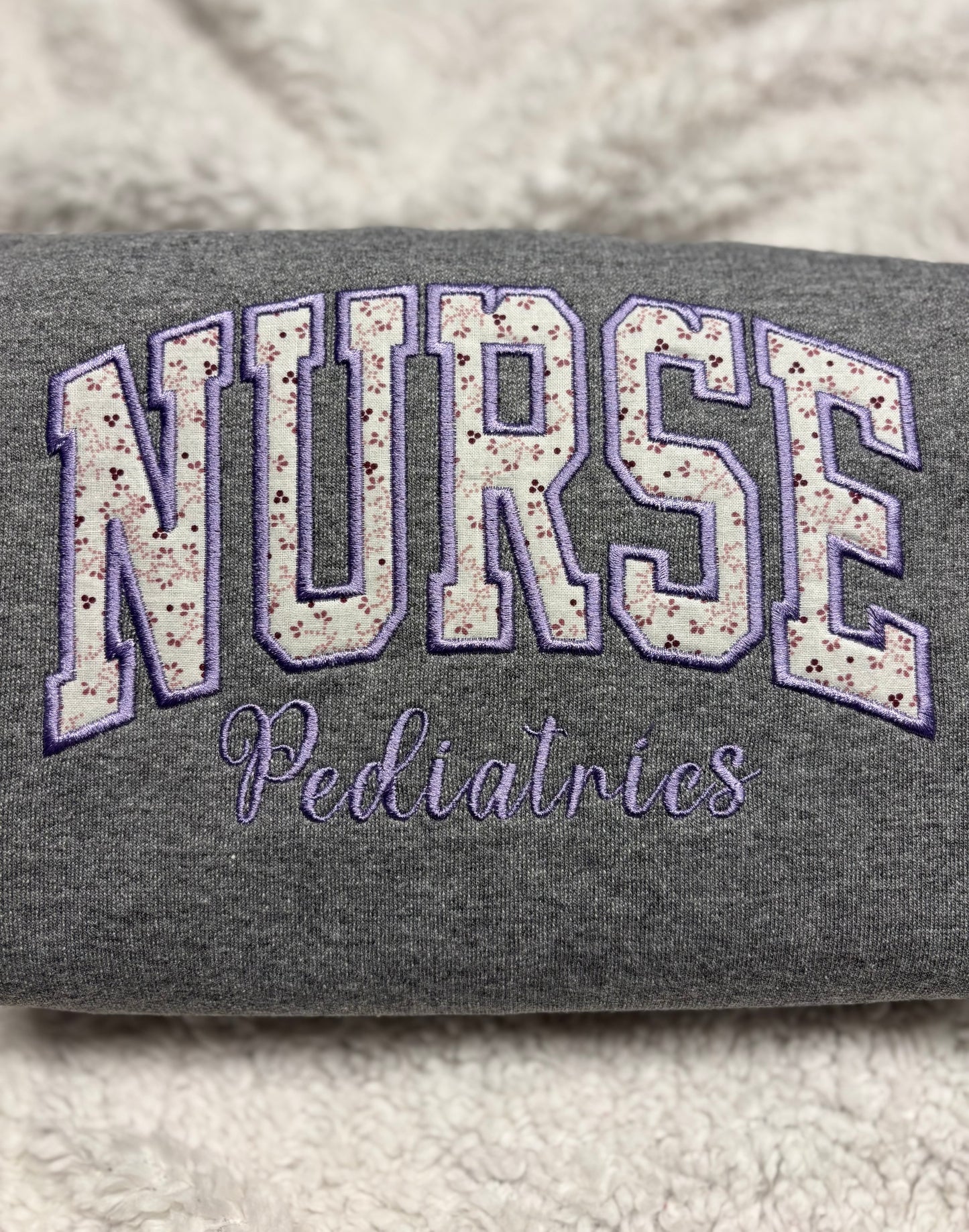 Nurse Specialty Appliqué Crewneck