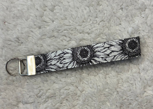 Sunflower Key Wristlet