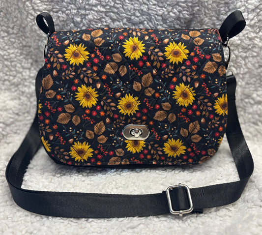 Sunflower Quilted Purse