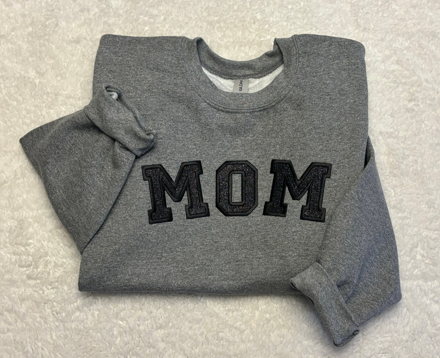 Mom Glitter Crewneck