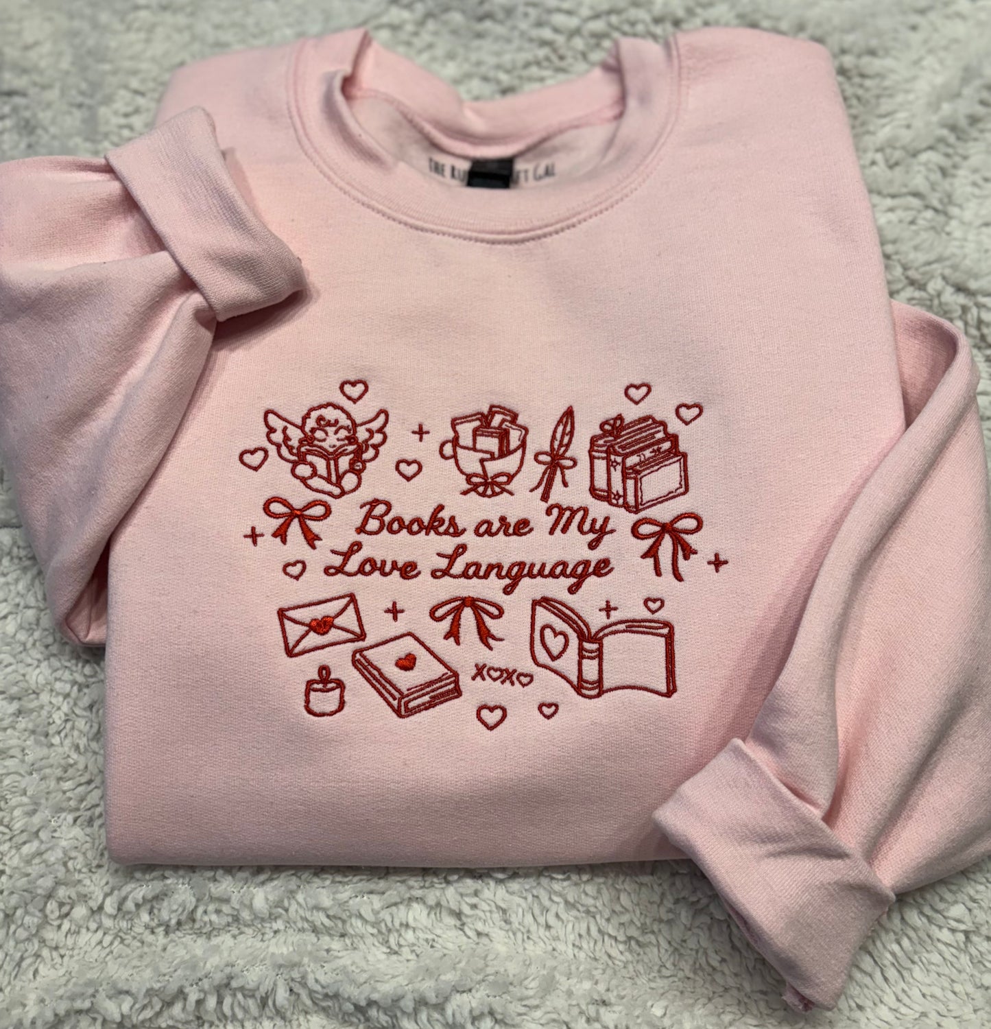 Books Are My Love Language Crewneck