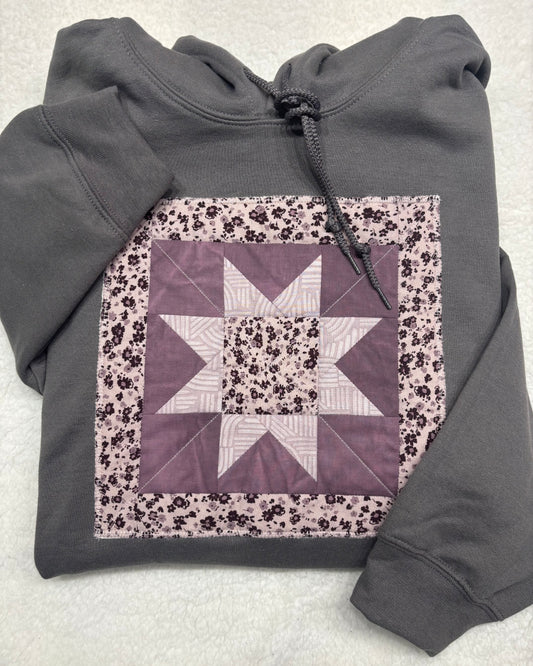 Quilted Panel Hoodie