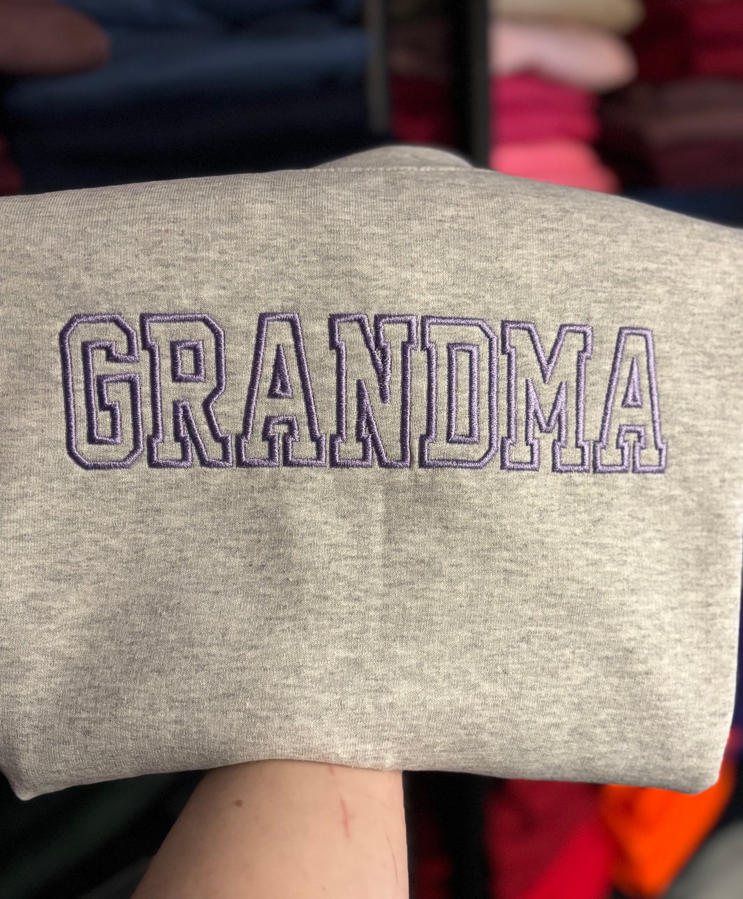 GRANDMA Outline Crewneck