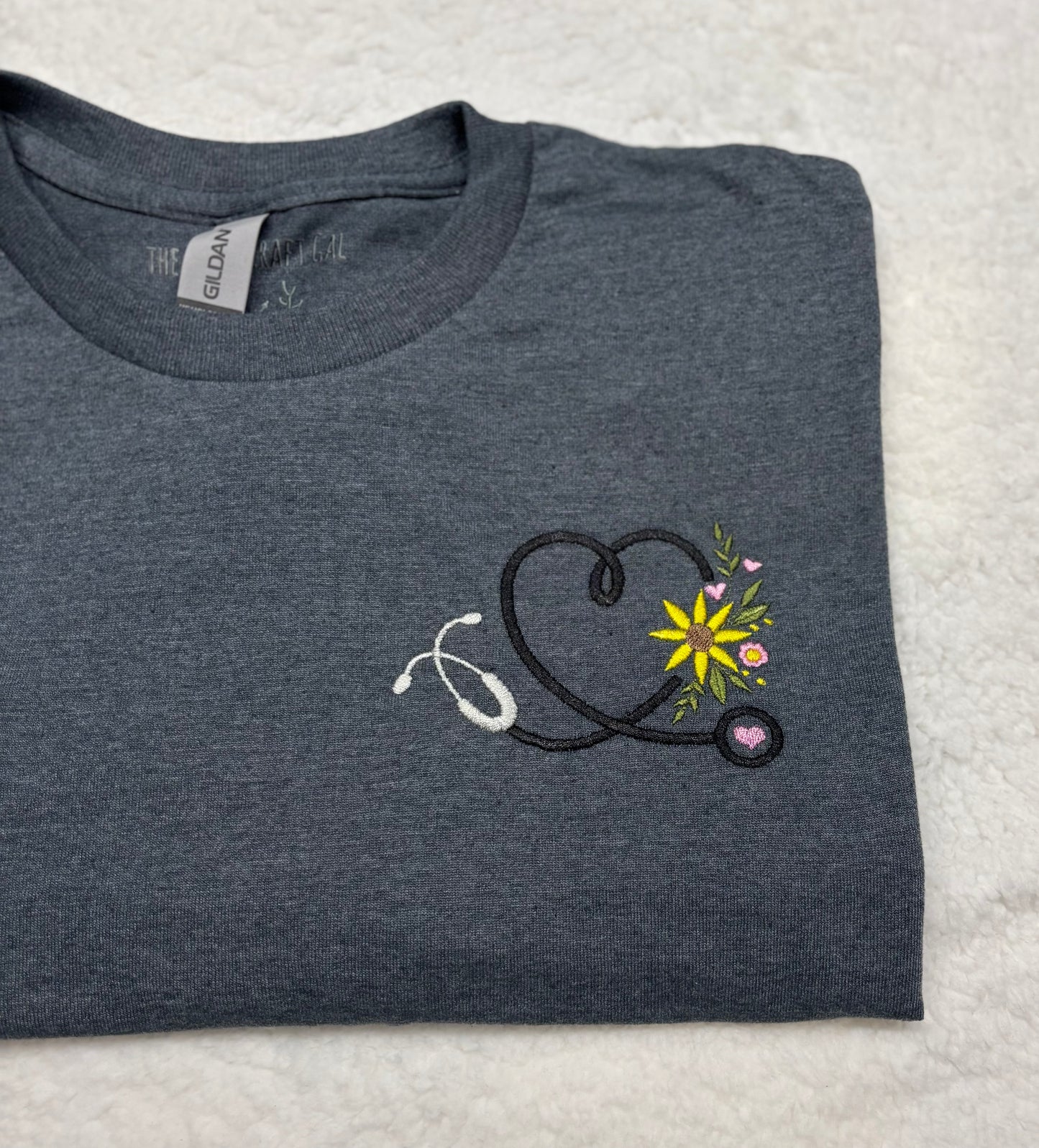 Sunflower Stethoscope T-Shirt