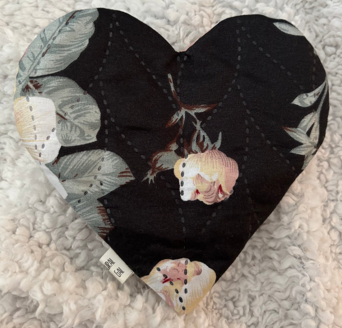 Floral Heart Pouch