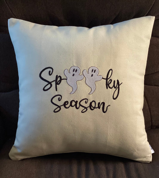 Stay Spooky Halloween Embroidered Cushion Cover