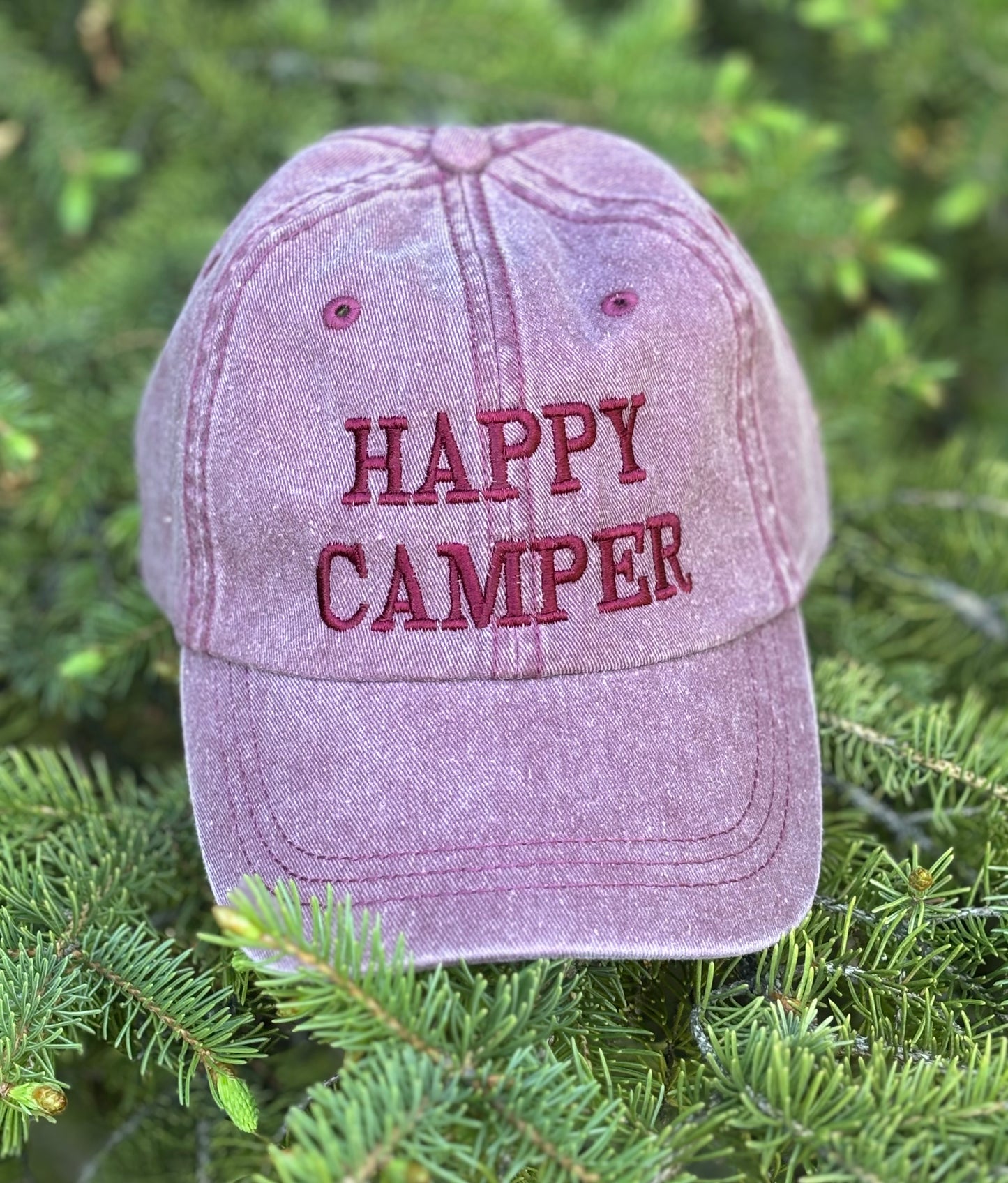 Happy Camper Pigment-Dyed Hat