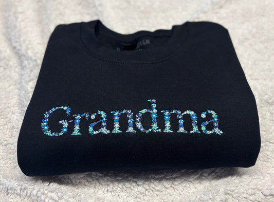 Floral Grandma Crewneck