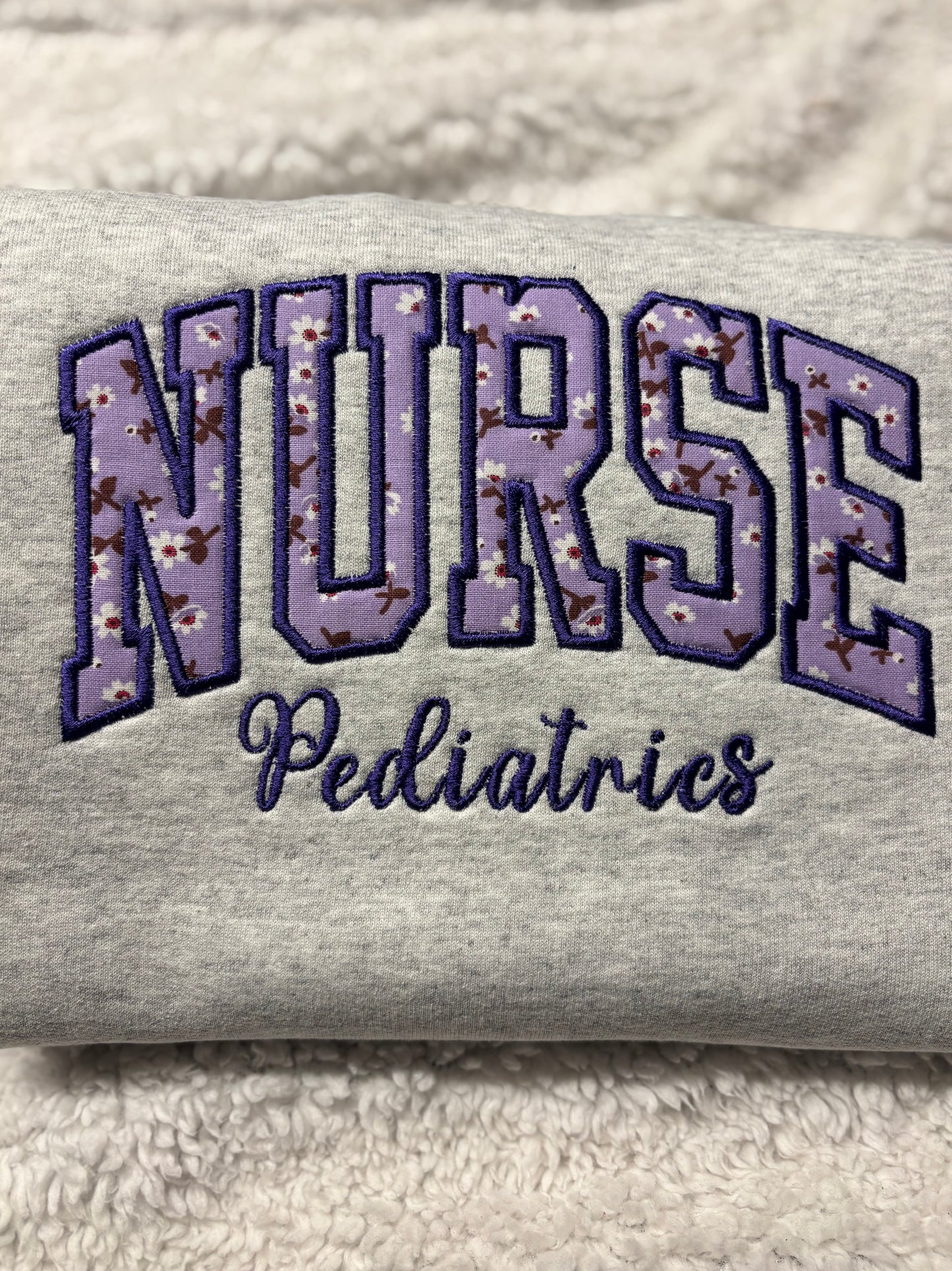 Nurse Specialty Appliqué Crewneck
