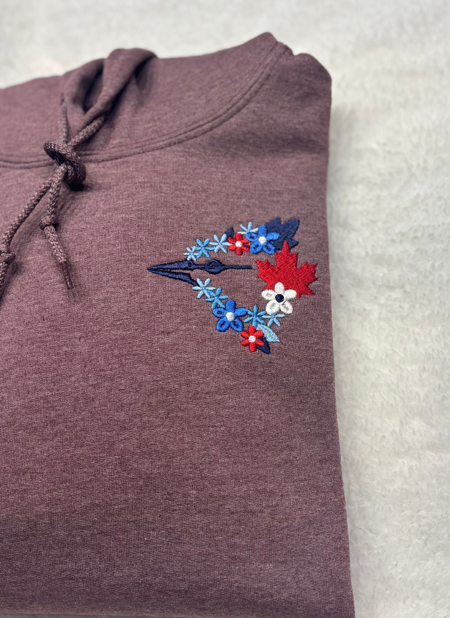Floral Jay Hoodie