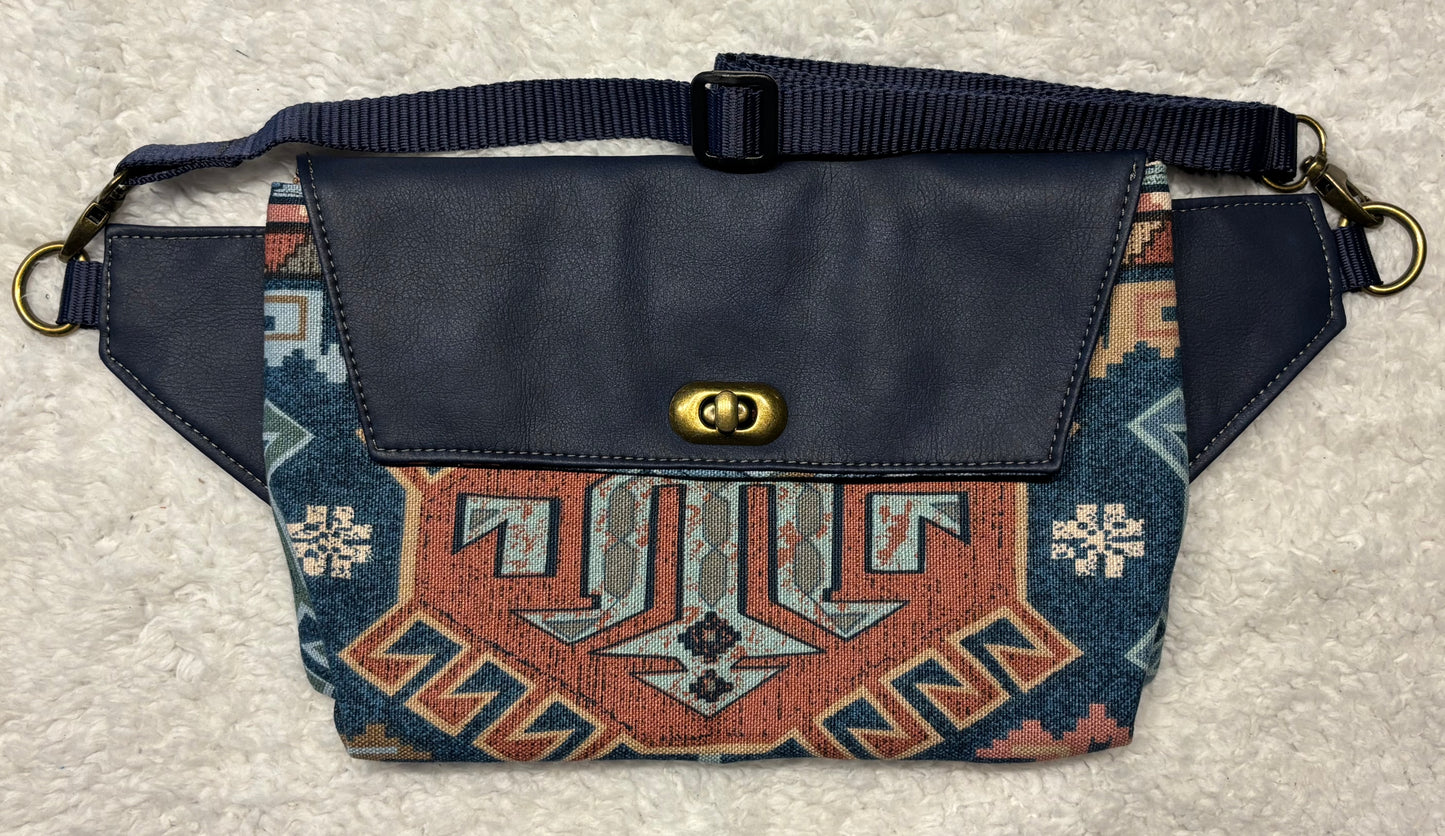 Navy Crossbody Bag