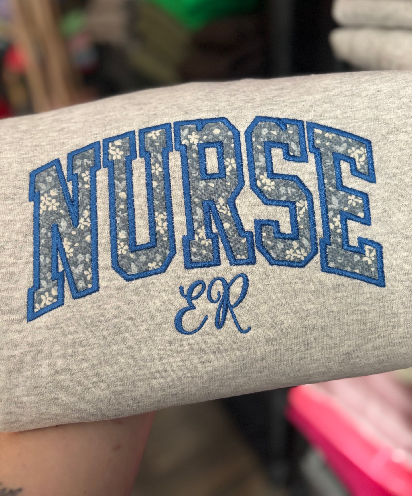 Nurse Specialty Appliqué Crewneck