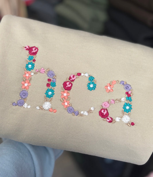 Floral Hca Crewneck