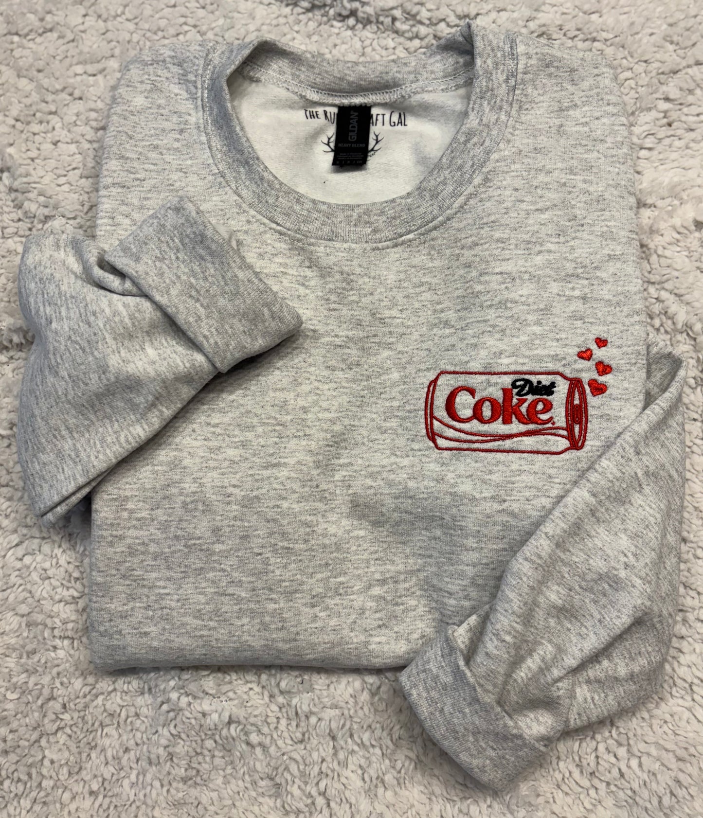 Diet Coke Hearts Crewneck