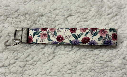 Floral Key Wristlet