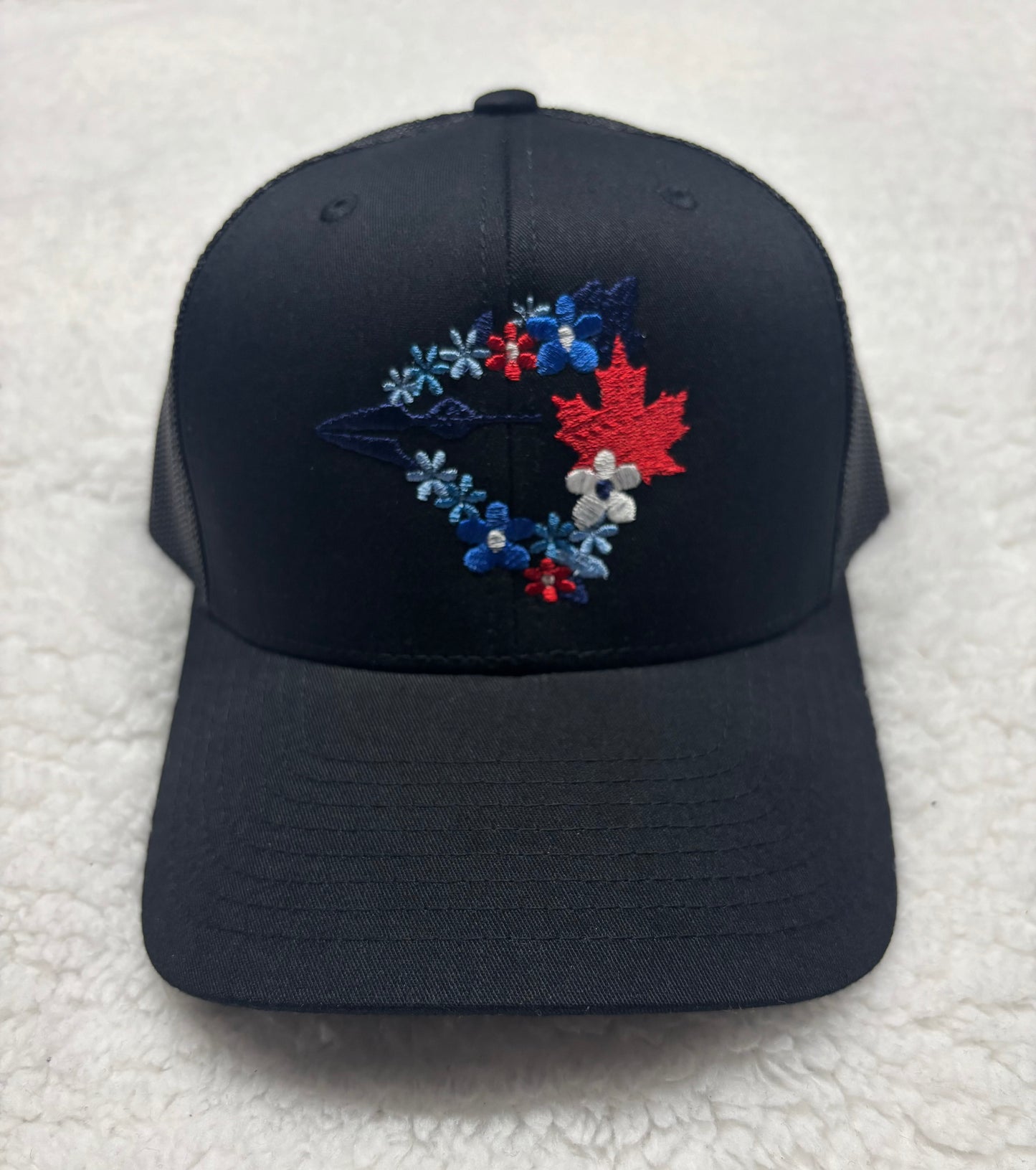 Floral Jay Trucker Hat