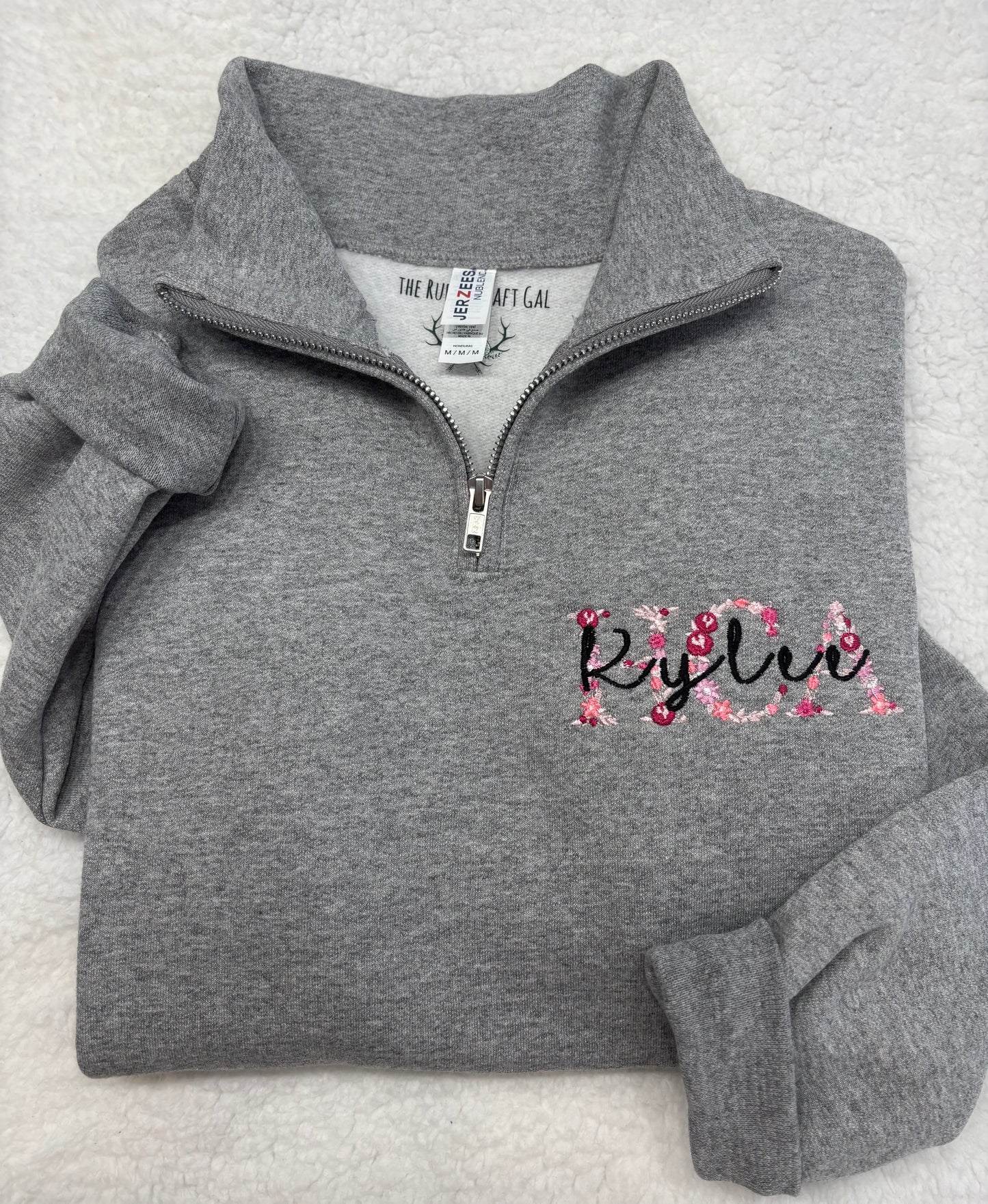 Floral HCA Quarter Zip