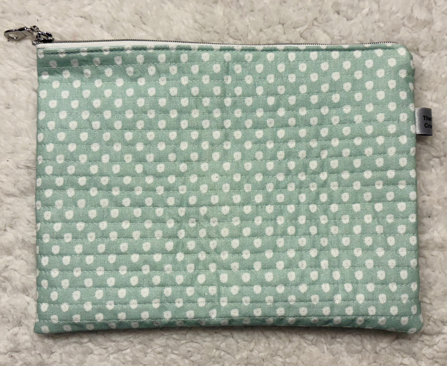 Floral Quilted Cosmetic Bag
