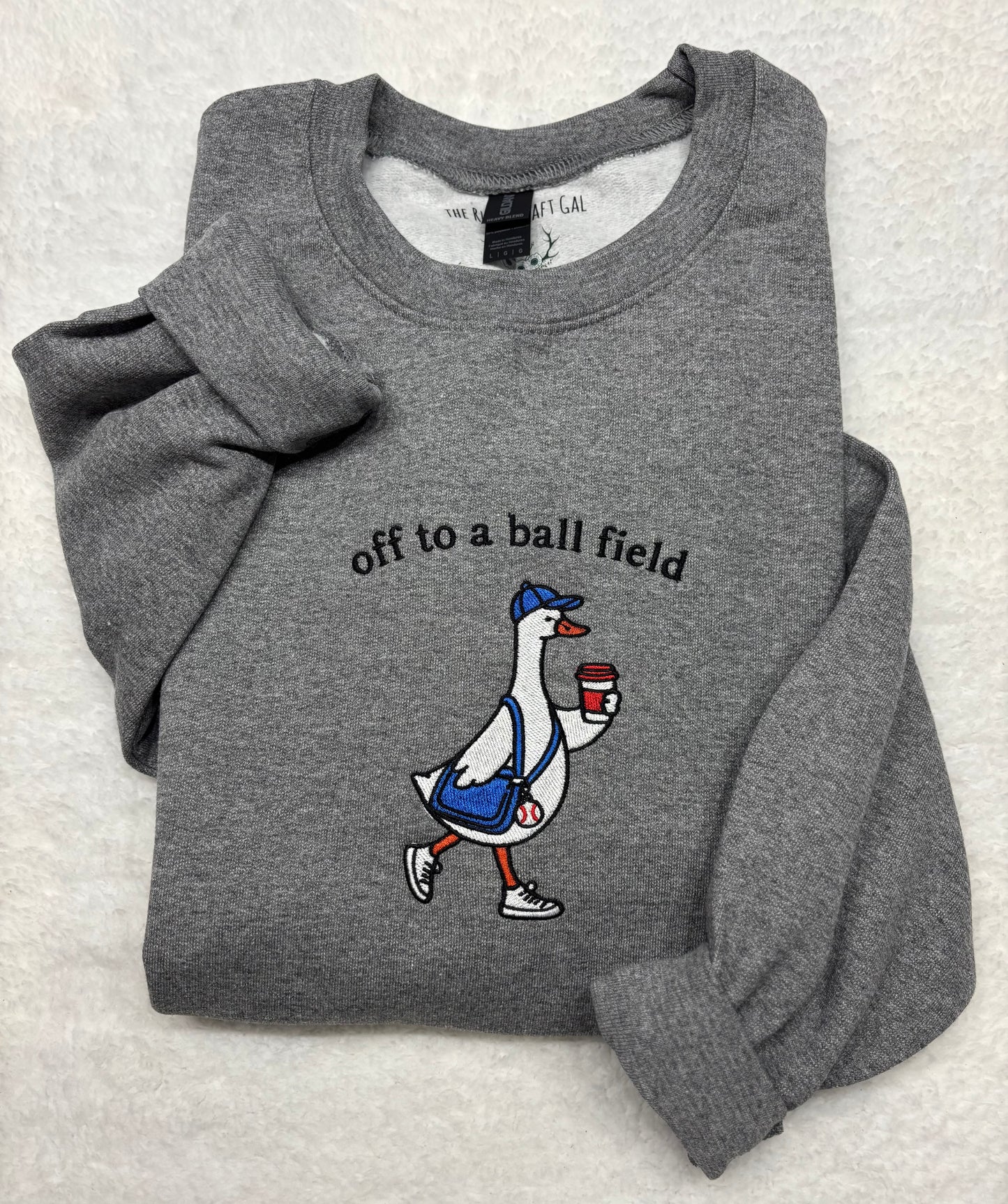 Off To A Ball Field Crewneck/Hoodie