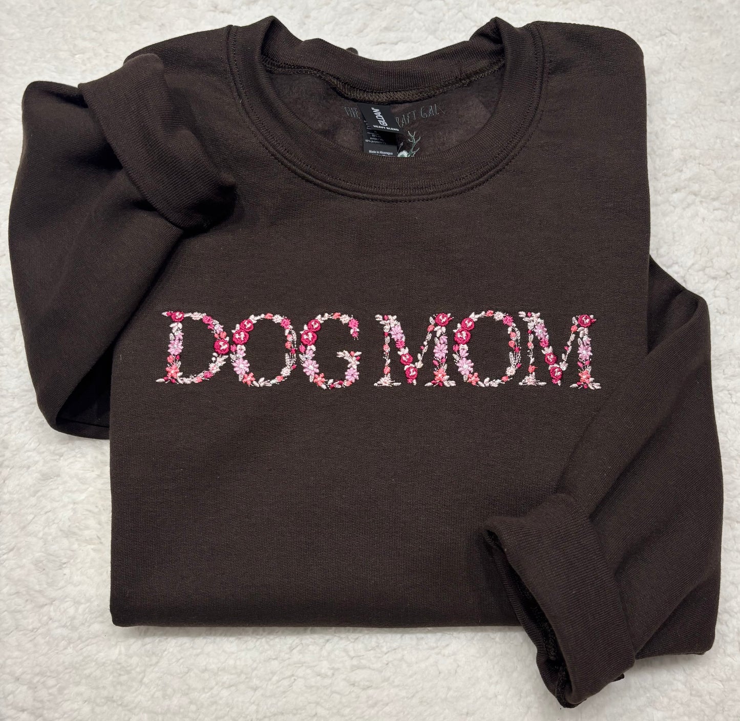 Floral Dog Mom Crewneck