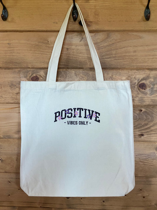 Positive Vibes Canvas Bag