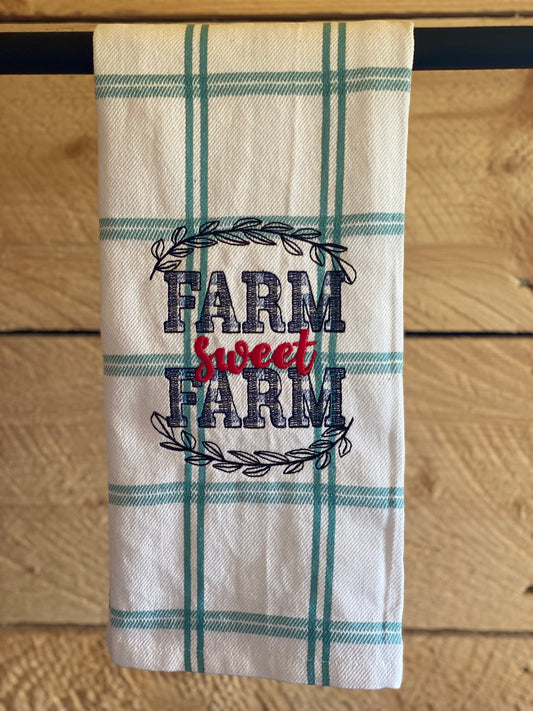Farm Sweet Farm Tea Towel
