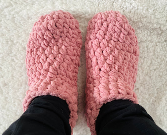 Pink Super Soft Slippers -S