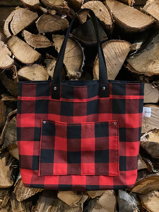 Black & Red Plaid Bag