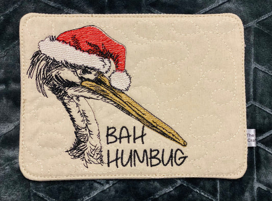 Bah Humbug Mug Rug