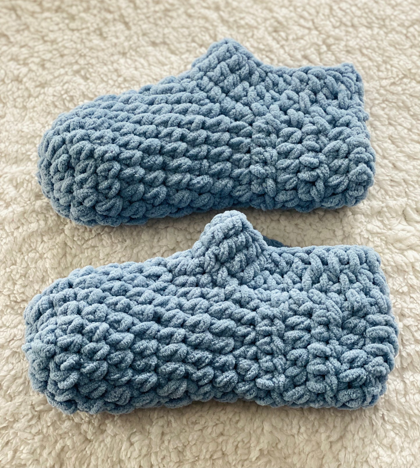 Blue Super Soft Slippers -M